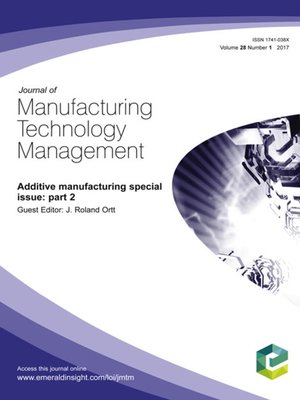 cover image of Journal of Manufacturing Technology Management, Volume 28, Number 1